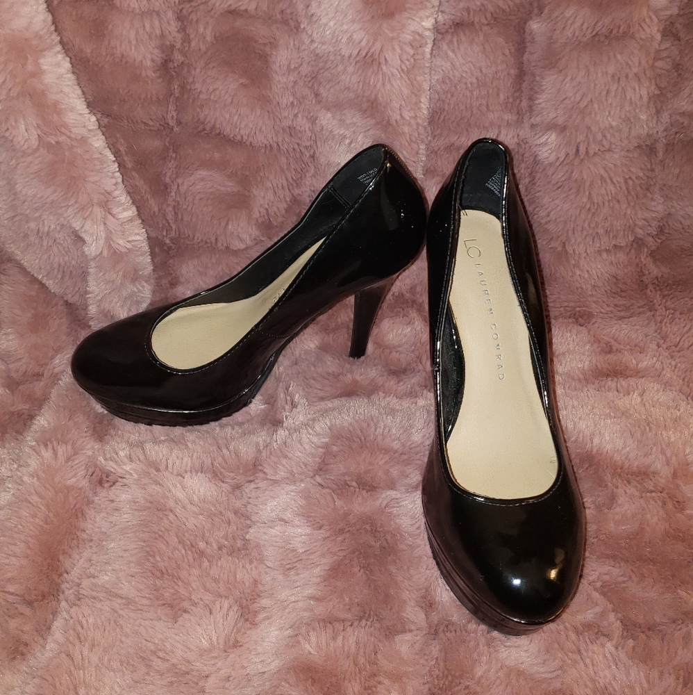 Black high heels